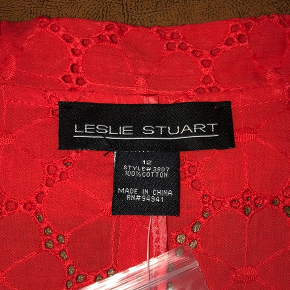 LESLIE STUART Coral Single Button Blazer Jacket - Picture 6 of 11